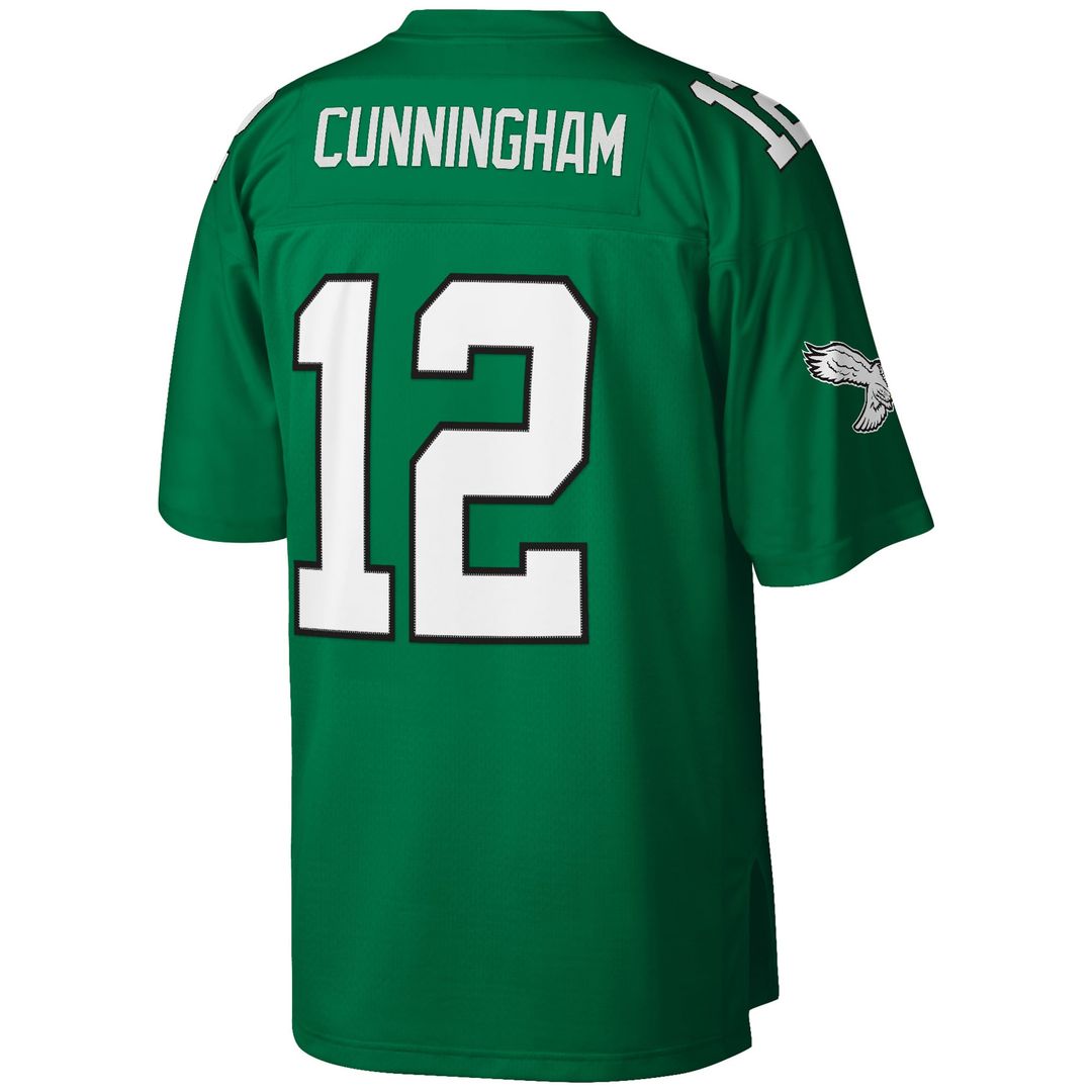 Randall Cunningham Philadelphia Eagles Big & Tall 1990 Replica Jersey - Kelly Green
