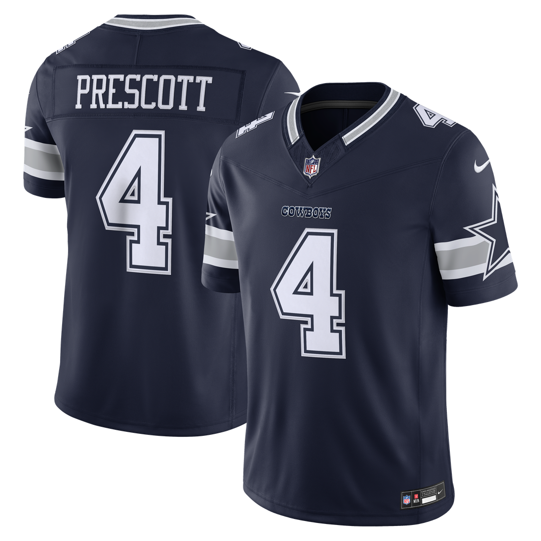 Dak Prescott Dallas Cowboys Vapor F.U.S.E. Stitched Limited Jersey - Navy