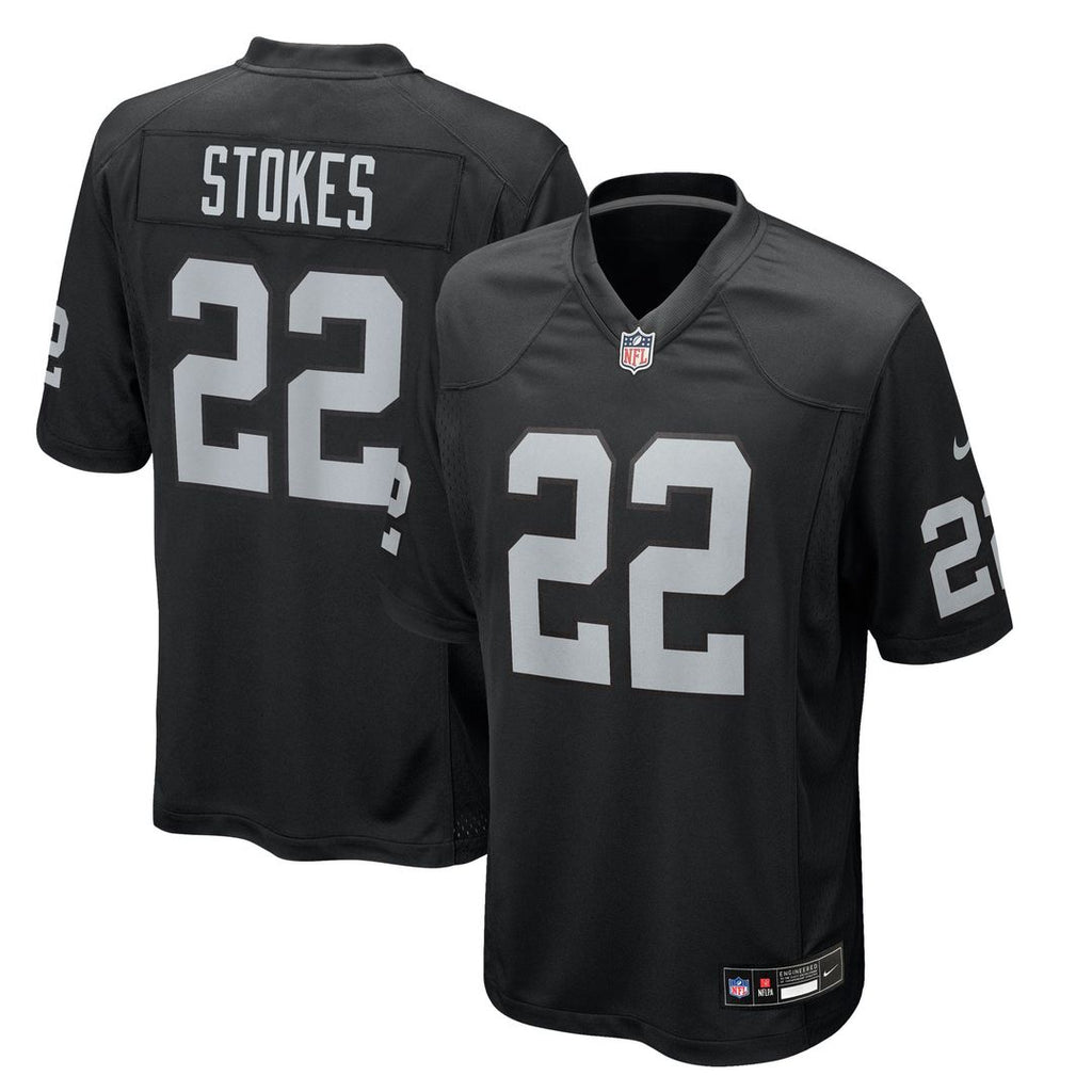 Eric Stokes Las Vegas Raiders Game Jersey - Black