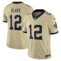 Chris Olave New Orleans Saints Alternate Gameday Golds Alternate Vapor F.U.S.E. Limited Jersey - Gold