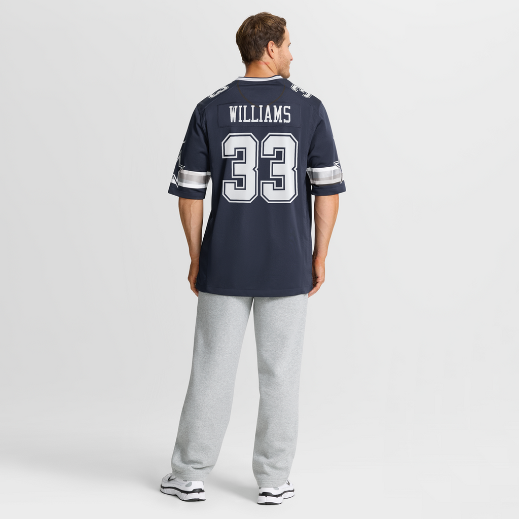 Javonte Williams Dallas Cowboys Alternate Game Jersey - White