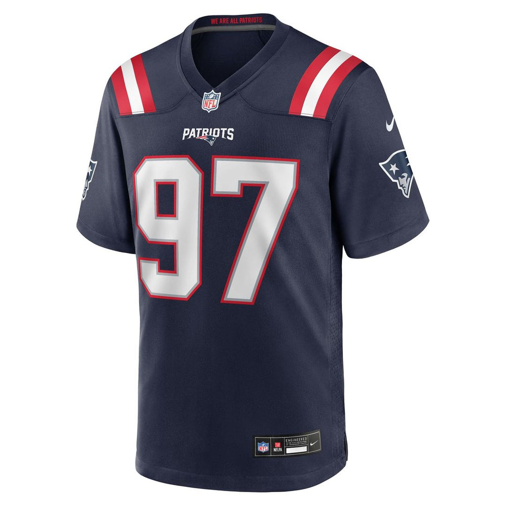 Milton Williams New England Patriots Game Jersey - Navy