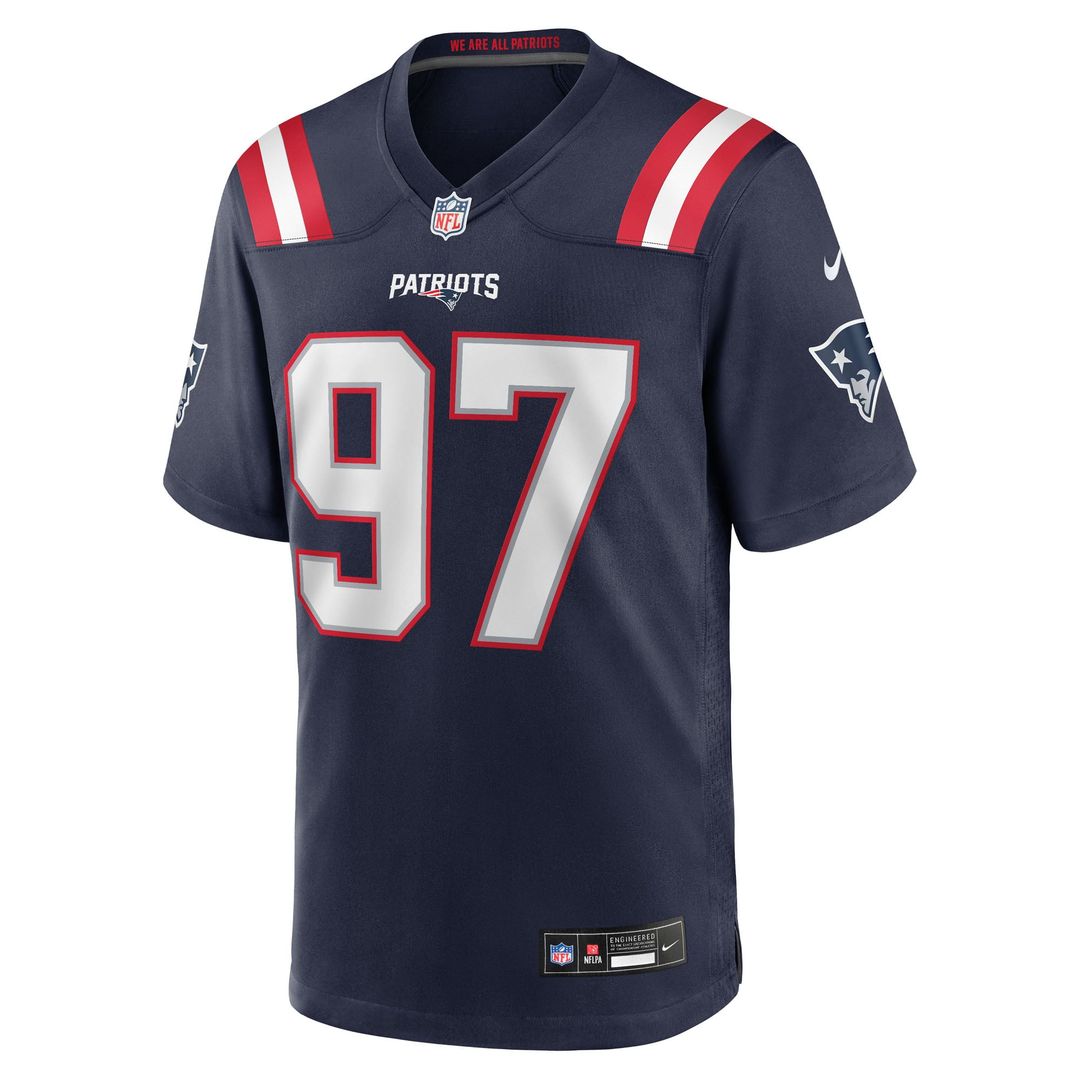 Milton Williams New England Patriots Game Jersey - Navy