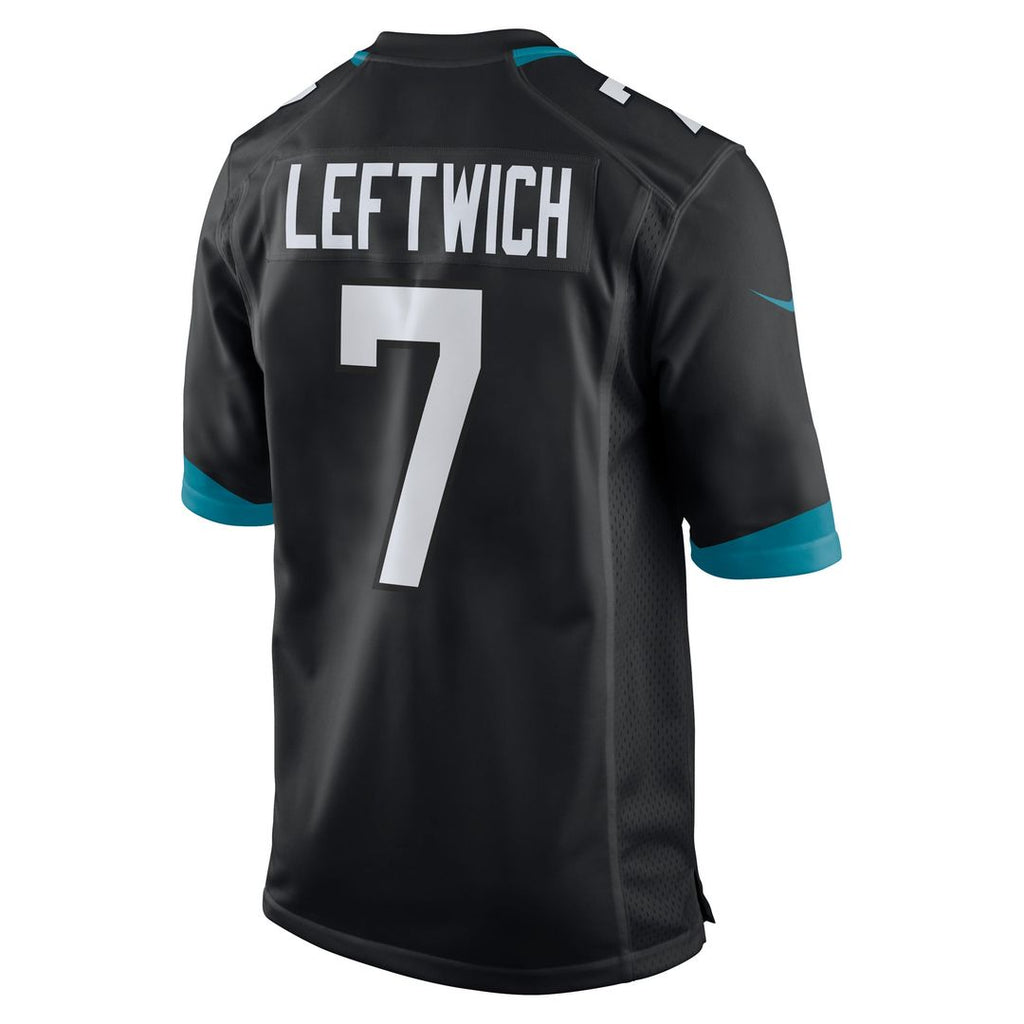 Byron Leftwich Jacksonville Jaguars Alternate Game Jersey - Black