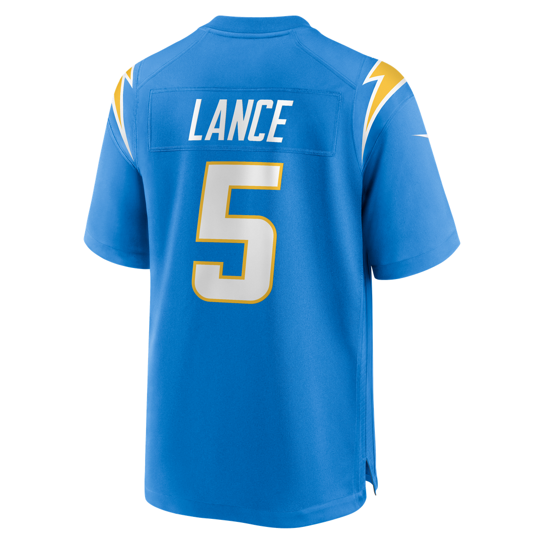 Trey Lance Los Angeles Chargers Game Jersey - Powder Blue