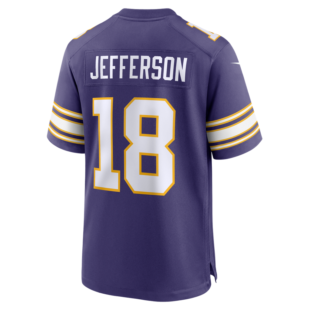 Justin Jefferson Minnesota Vikings Classic Game Jersey - Purple