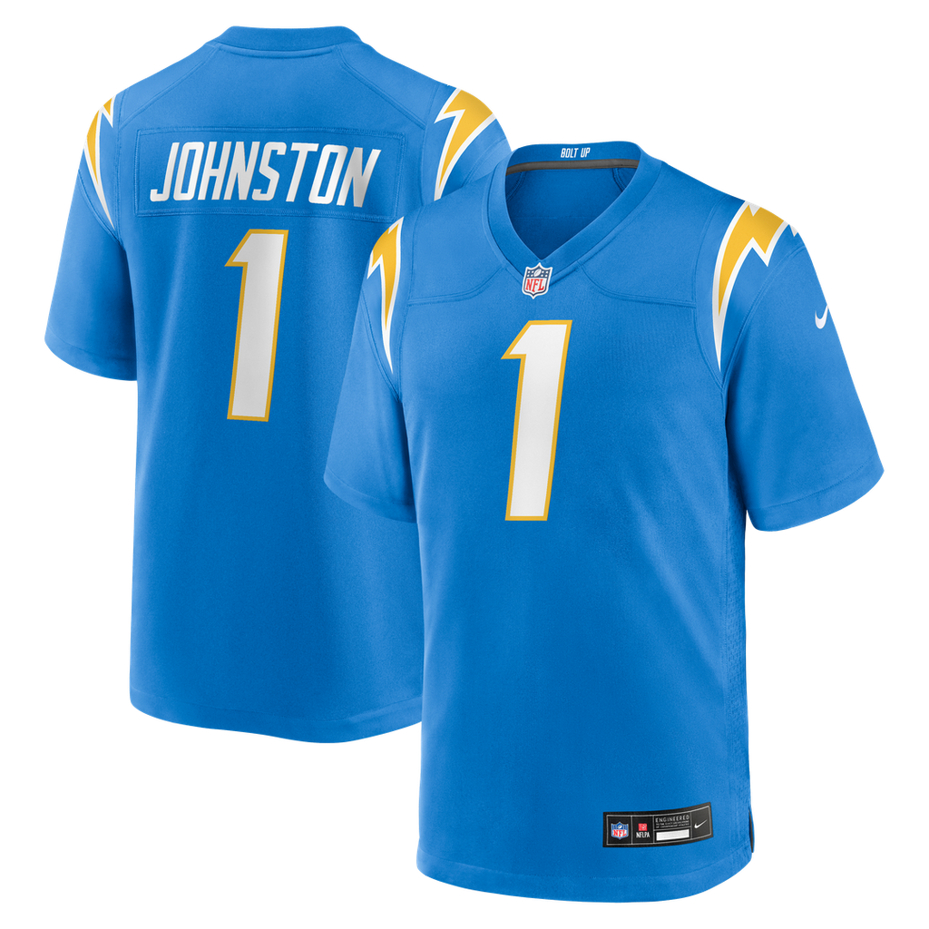 Quentin Johnston Los Angeles Chargers Game Jersey - Powder Blue