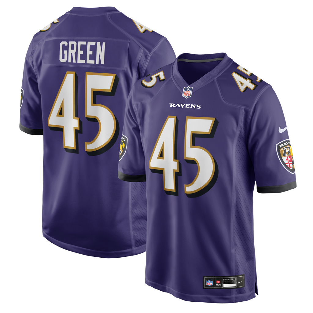 Mike Green Baltimore Ravens Game Jersey - Purple