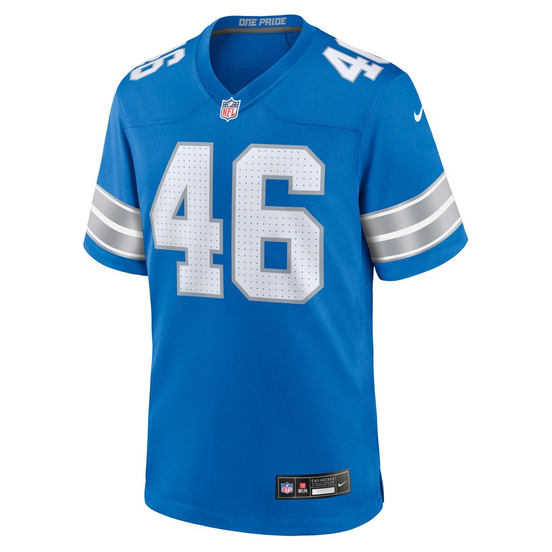 Jack Campbell Detroit Lions 2nd Alternate Game Jersey - Black