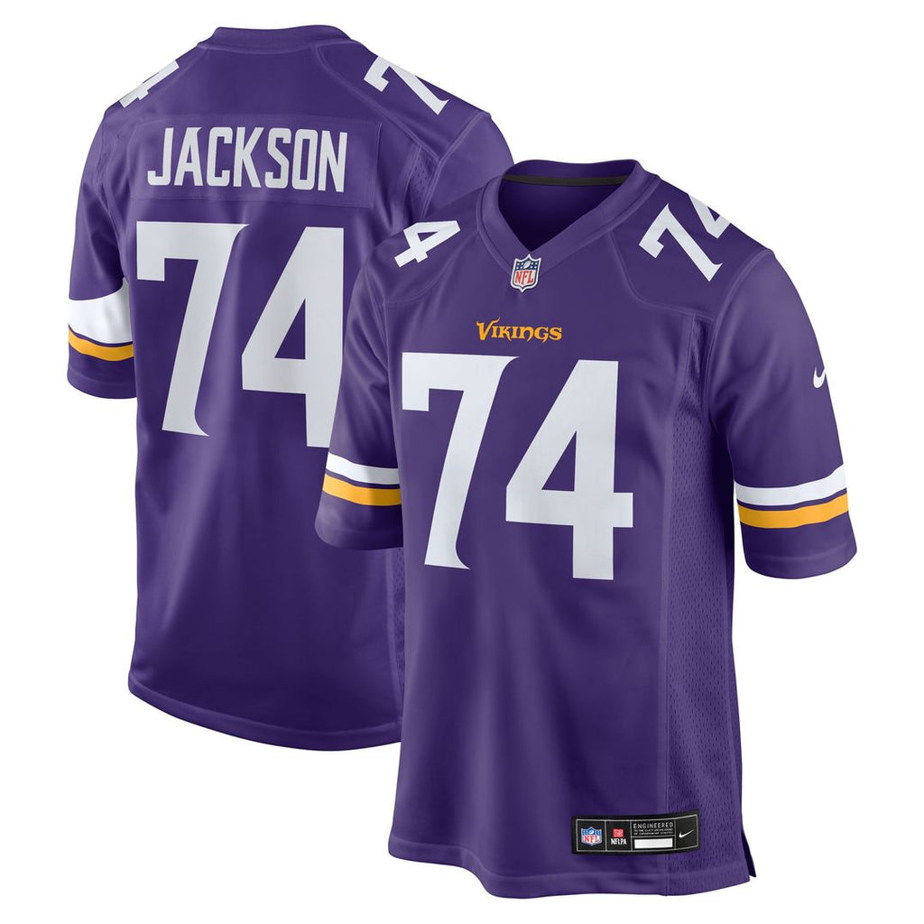 Donovan Jackson Minnesota Vikings Game Jersey - Purple