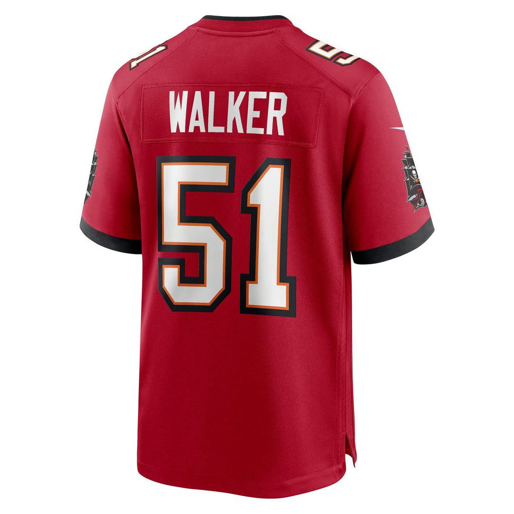 David Walker Tampa Bay Buccaneers Game Jersey - Red