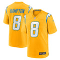 Omarion Hampton Los Angeles Chargers Alternate Charger Power Game Jersey - Gold