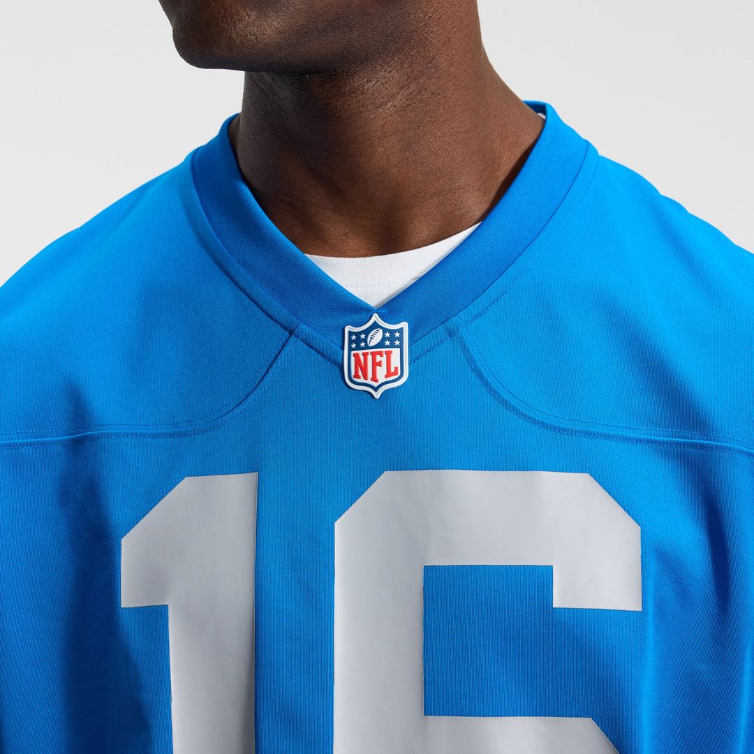 Jared Goff Detroit Lions Alternate Game Jersey - Blue