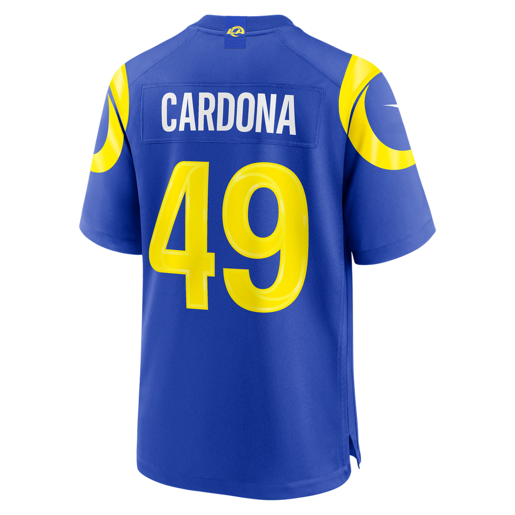 Joe Cardona Los Angeles Rams Game Jersey - Royal Blue
