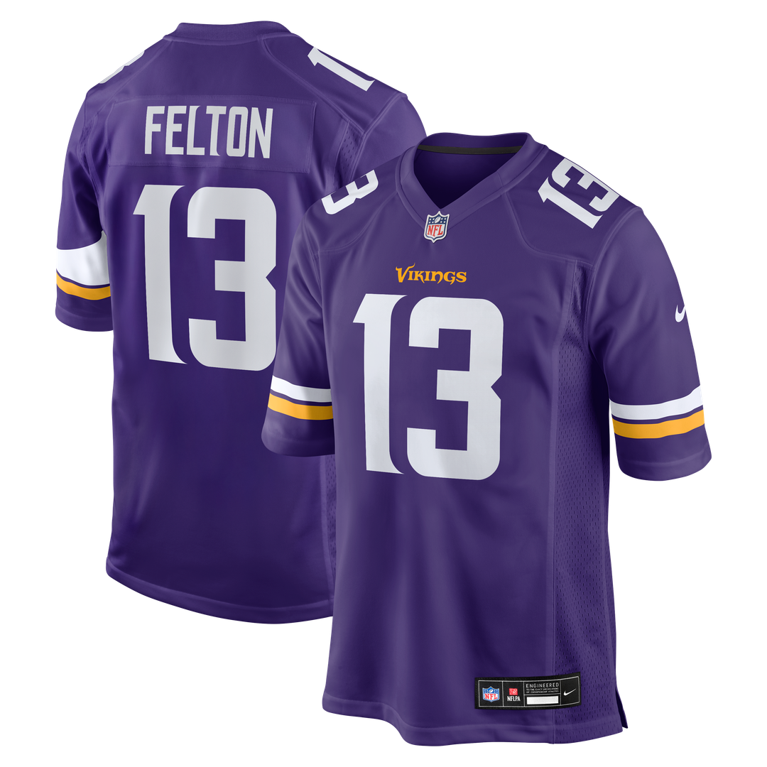 Tai Felton Minnesota Vikings Game Jersey - Purple