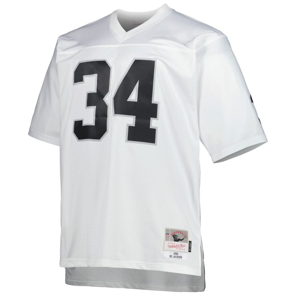 Bo Jackson Las Vegas Raiders Big & Tall 1988 Replica Jersey - White