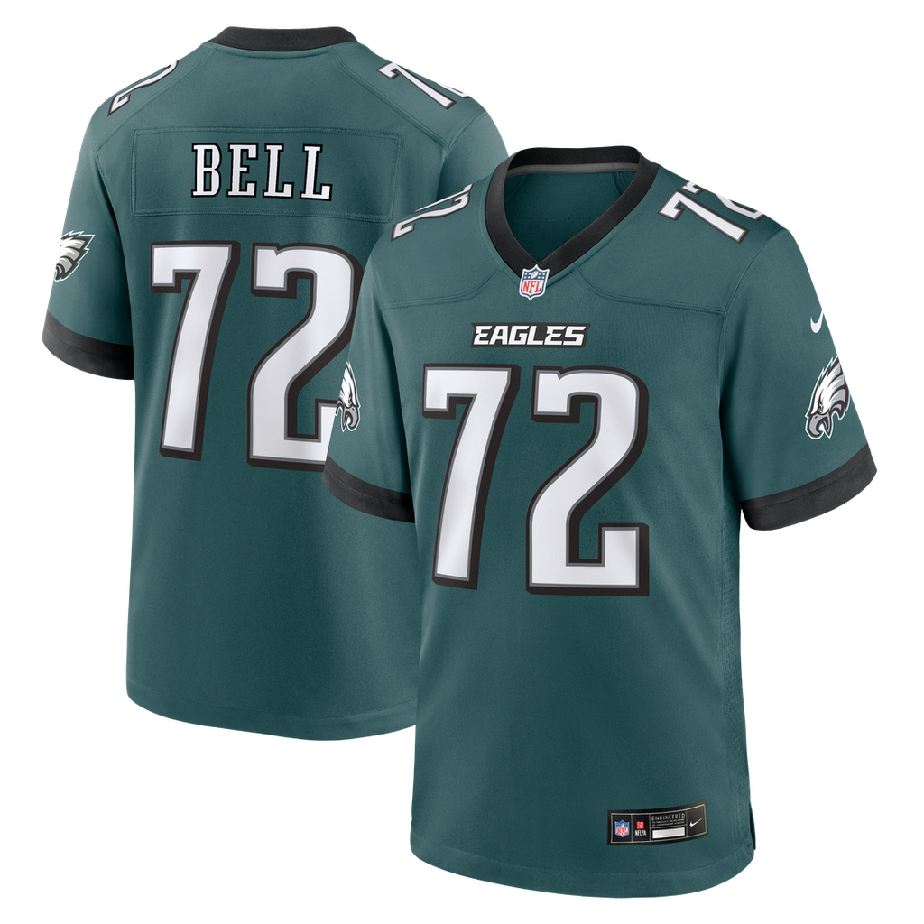 Markel Bell Philadelphia Eagles Game Jersey - Midnight Green