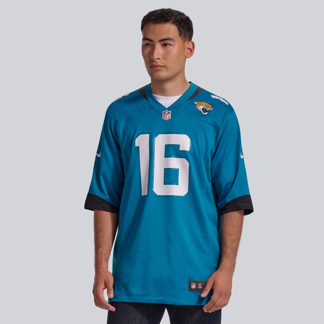 Trevor Lawrence Jacksonville Jaguars Home Game Jersey - Teal