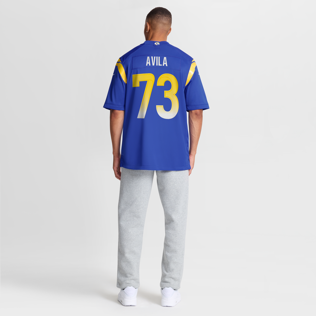 Steve Avila Los Angeles Rams Home Game Jersey - Royal Blue