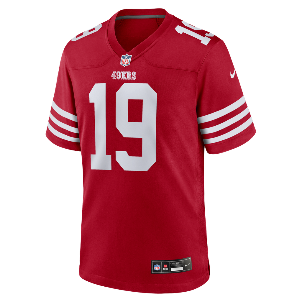 Trent Taylor San Francisco 49ers Game Jersey - Scarlet