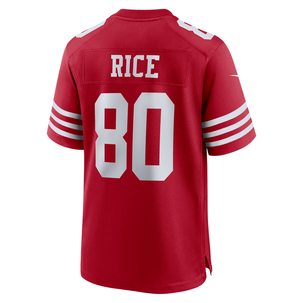 Jerry Rice San Francisco 49ers Game Jersey - Scarlet