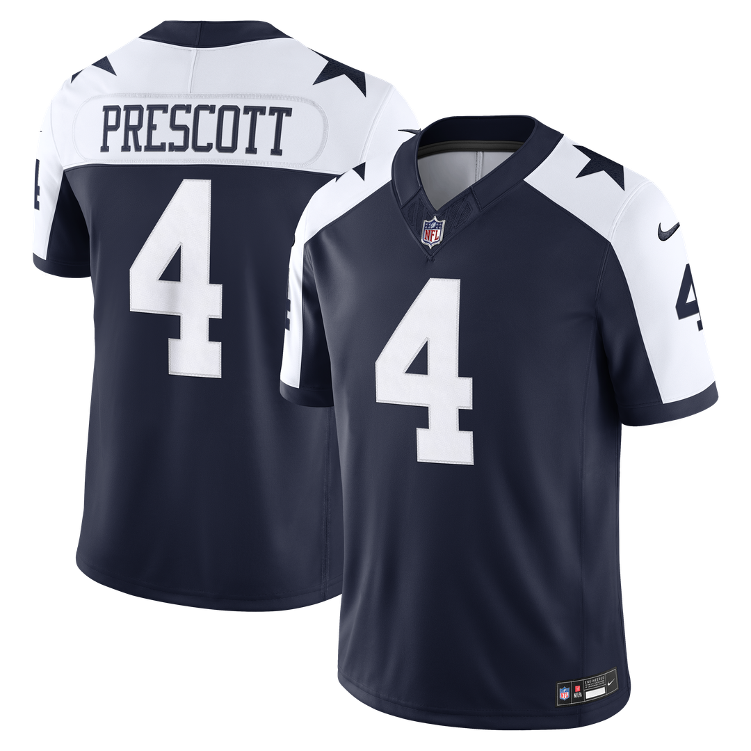 Dak Prescott Dallas Cowboys Alternate Vapor F.U.S.E. Stitched Limited Jersey - Navy