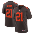 Denzel Ward Cleveland Browns Alpha Dawg Game Jersey - Brown