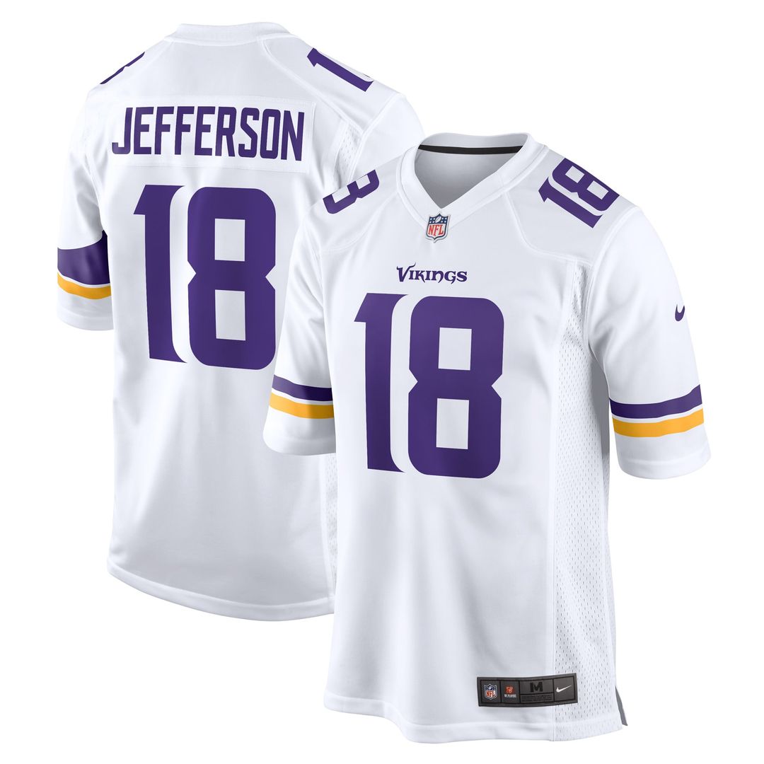 Justin Jefferson Minnesota Vikings Game Jersey - White