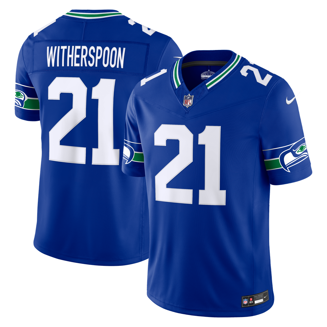 Devon Witherspoon Seattle Seahawks Alternate Vapor F.U.S.E. Stitched Limited Jersey - Royal Blue