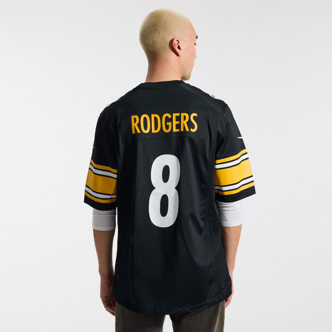 Aaron Rodgers Pittsburgh Steelers Alternate 1933 Throwback Game Jersey - Gold