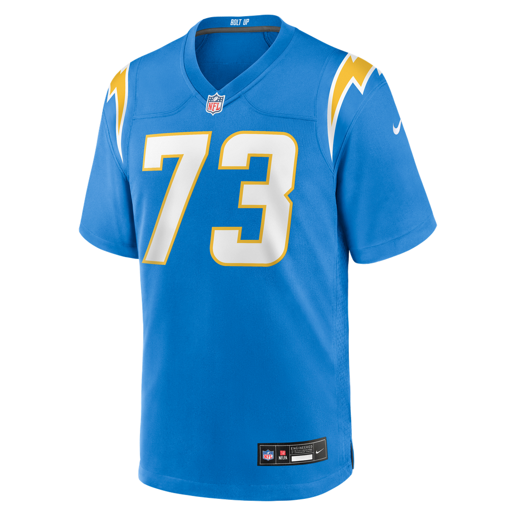 Alex Harkey Los Angeles Chargers Game Jersey - Powder Blue
