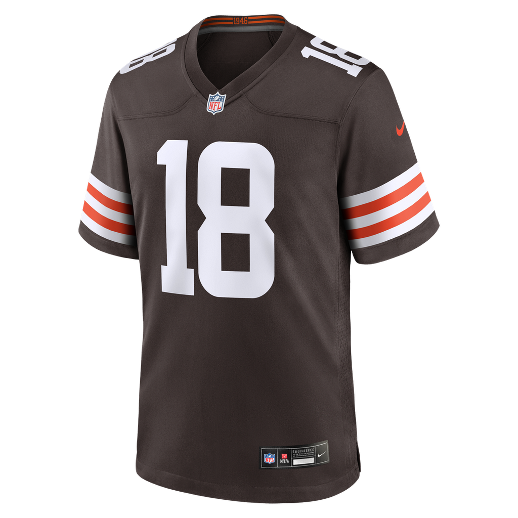 David Bell Cleveland Browns Game Jersey - Brown