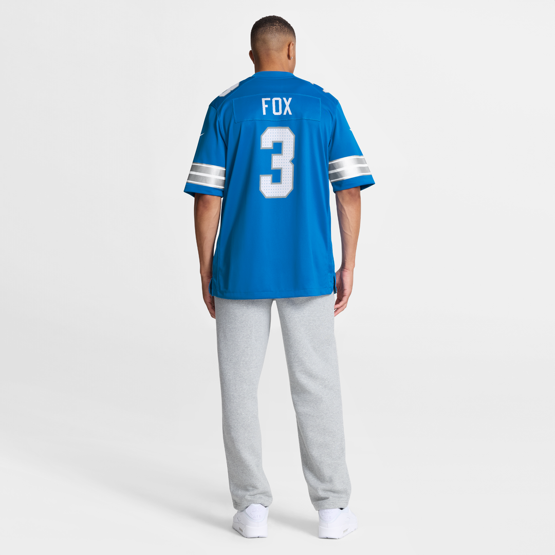 Jack Fox Detroit Lions Game Jersey - Blue