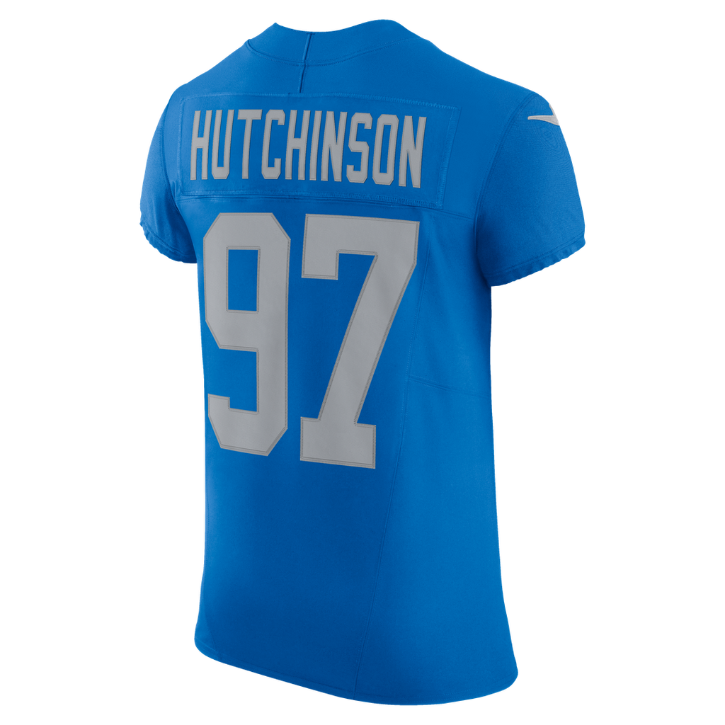 Aidan Hutchinson Detroit Lions Alternate Vapor F.U.S.E. Elite Jersey - Blue
