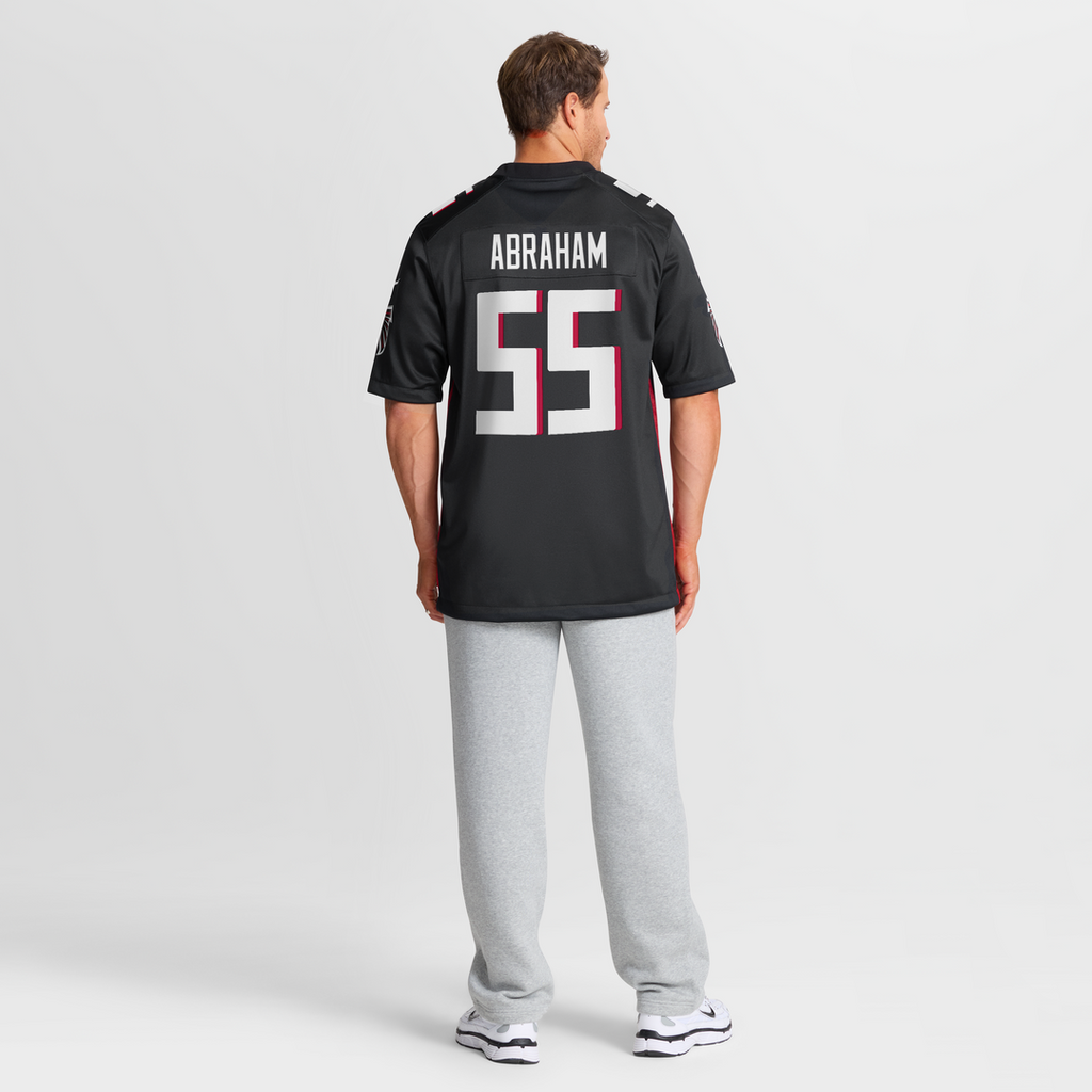 John Abraham Atlanta Falcons Game Jersey - Black