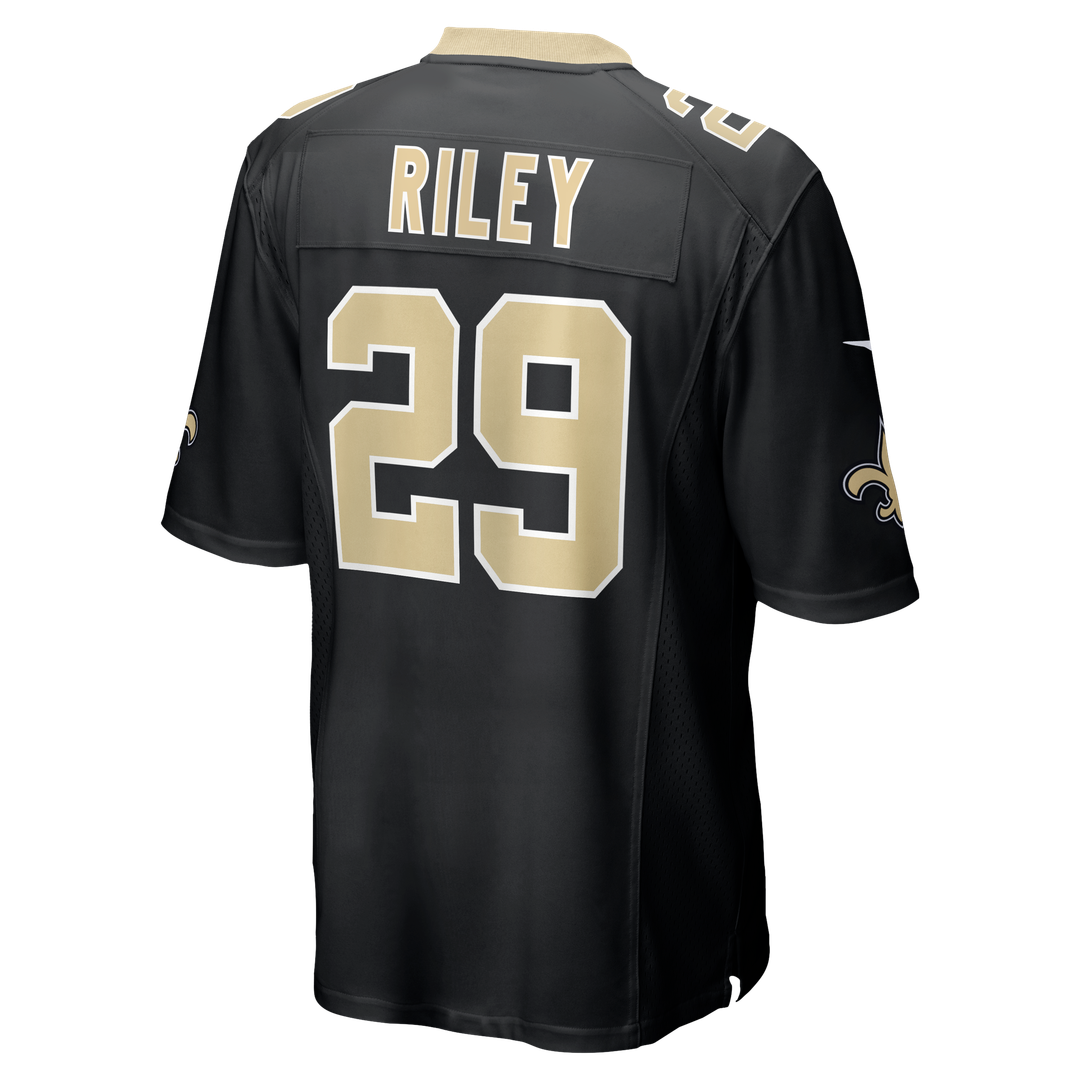 Quincy Riley New Orleans Saints Game Jersey - Black