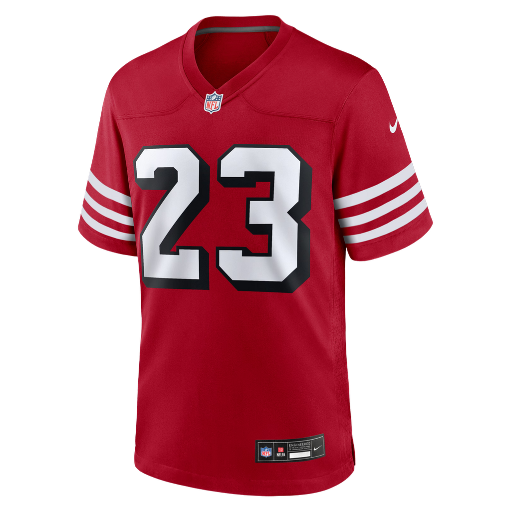 Christian McCaffrey San Francisco 49ers Alternate Game Jersey - Scarlet