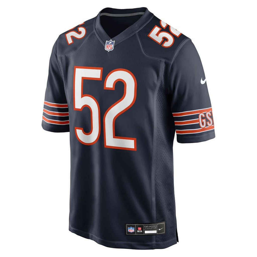 Drew Dalman Chicago Bears Game Jersey - Navy