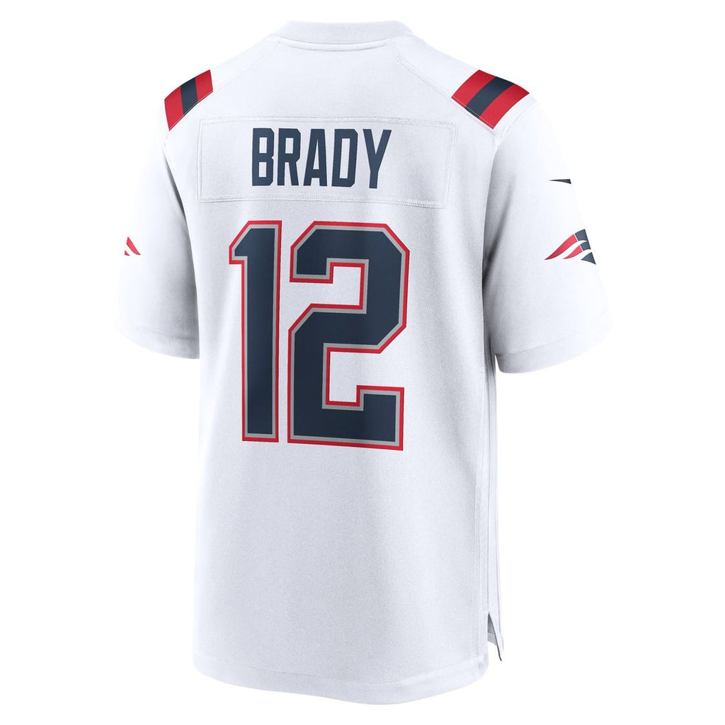Tom Brady New England Patriots Game Jersey - White