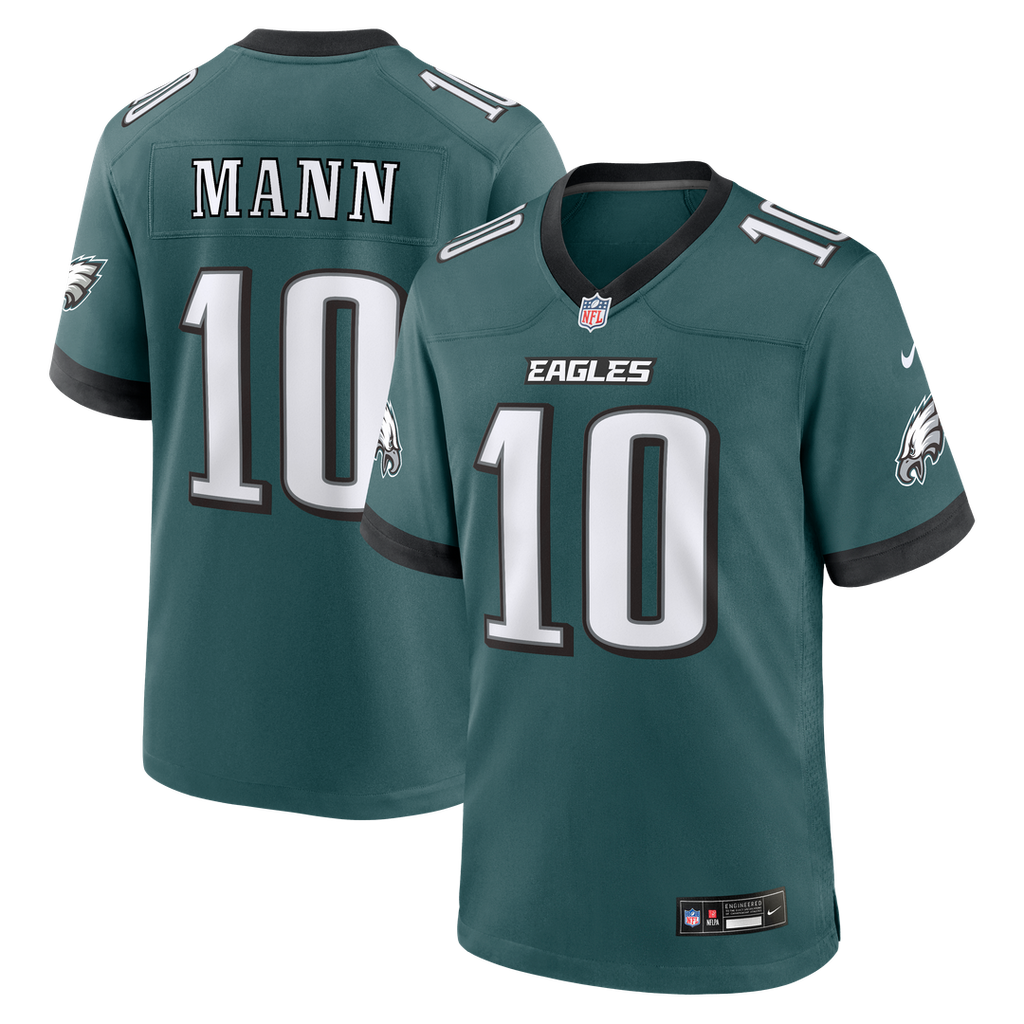 Braden Mann Philadelphia Eagles Game Jersey - Midnight Green