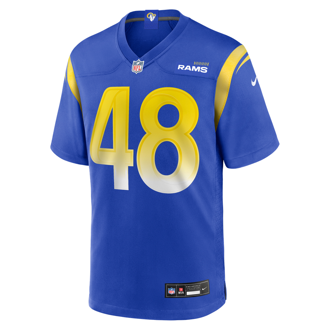Omar Speights Los Angeles Rams Game Jersey - Royal Blue