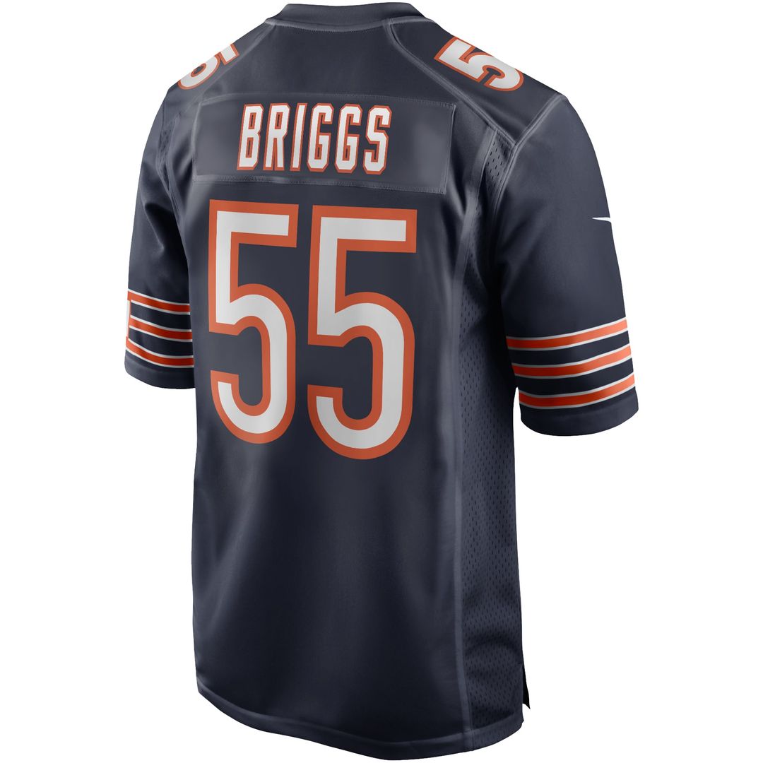 Lance Briggs Chicago Bears Game Jersey - Navy