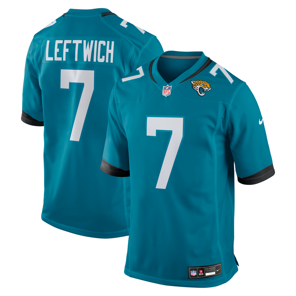 Byron Leftwich Jacksonville Jaguars Game Jersey - Teal