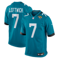 Byron Leftwich Jacksonville Jaguars Game Jersey - Teal