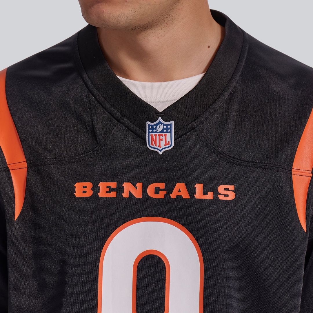 Joe Burrow Cincinnati Bengals Game Jersey - Black