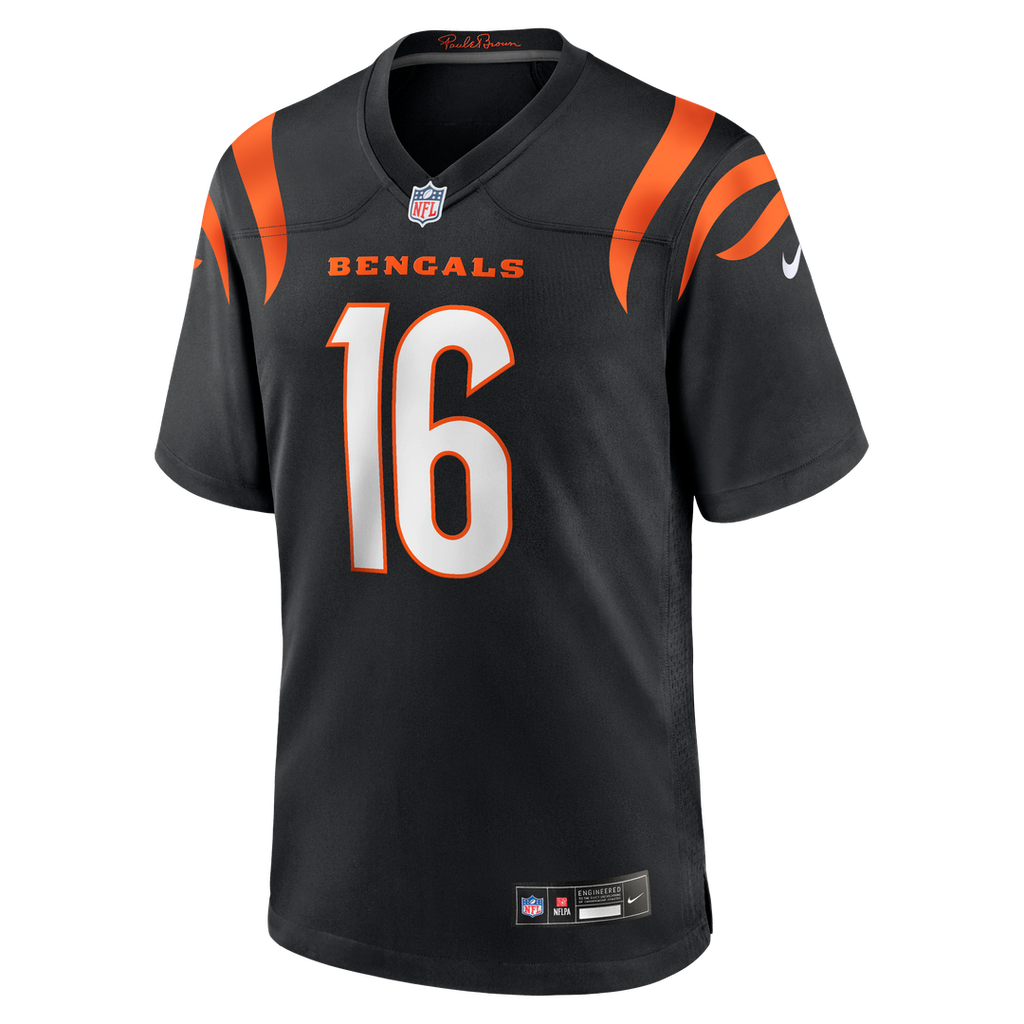 Joe Flacco Cincinnati Bengals Game Jersey - Black