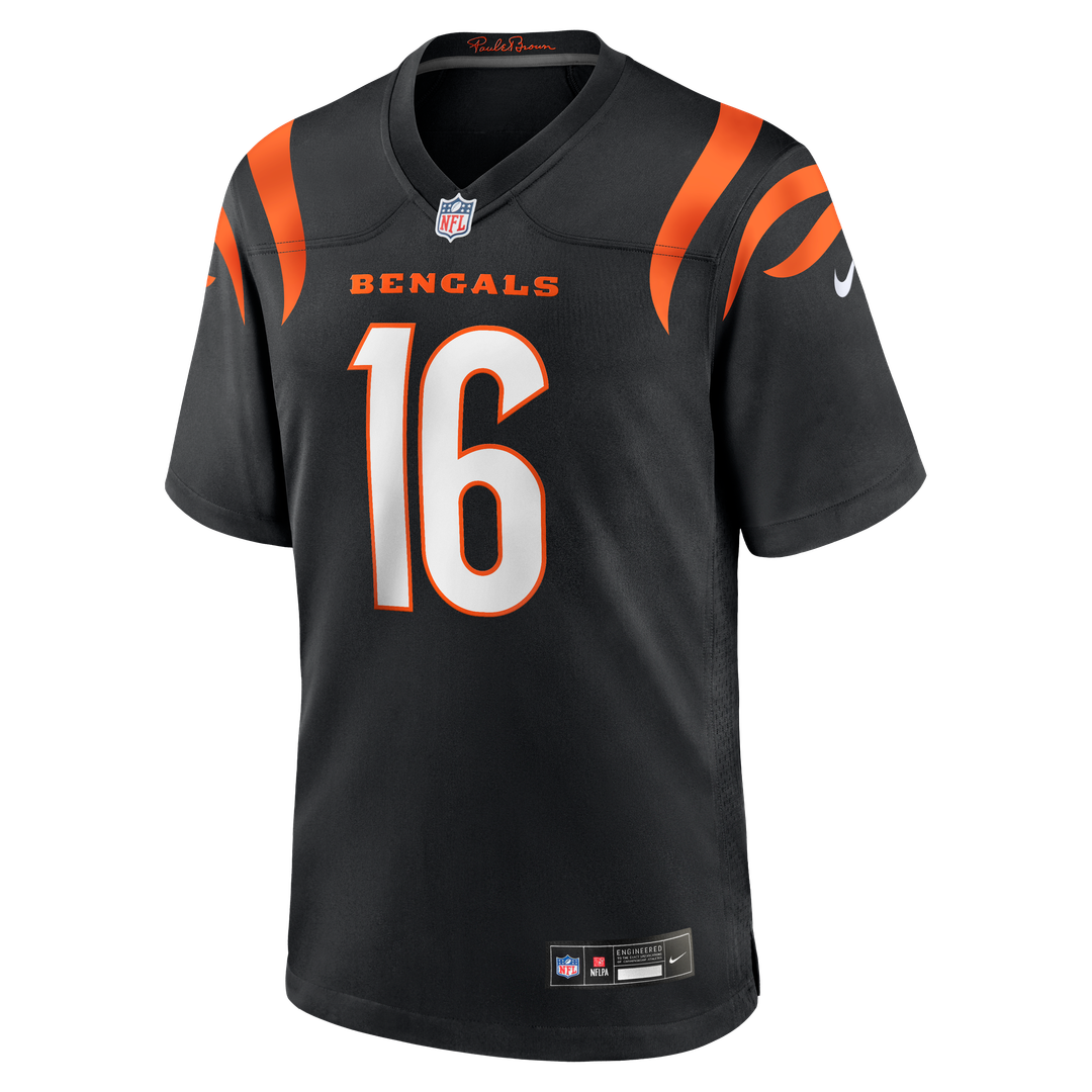 Joe Flacco Cincinnati Bengals Game Jersey - Black
