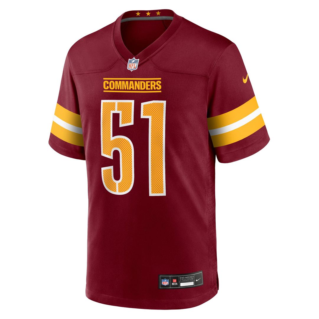 Ale Kaho Washington Commanders Game Jersey - Burgundy