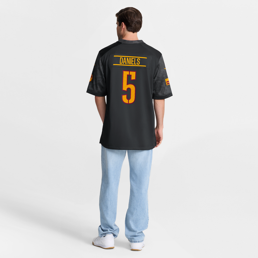 Jayden Daniels Washington Commanders Alternate Game Jersey - Black