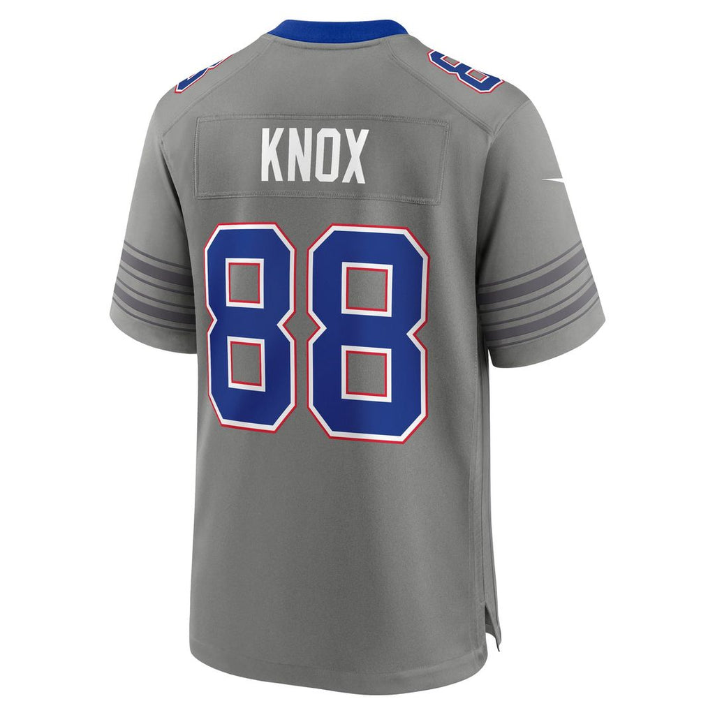 Dawson Knox Buffalo Bills Nickel City Game Jersey - Gray